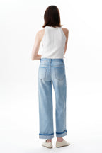 Effortless High Rise Wide Leg Jeans