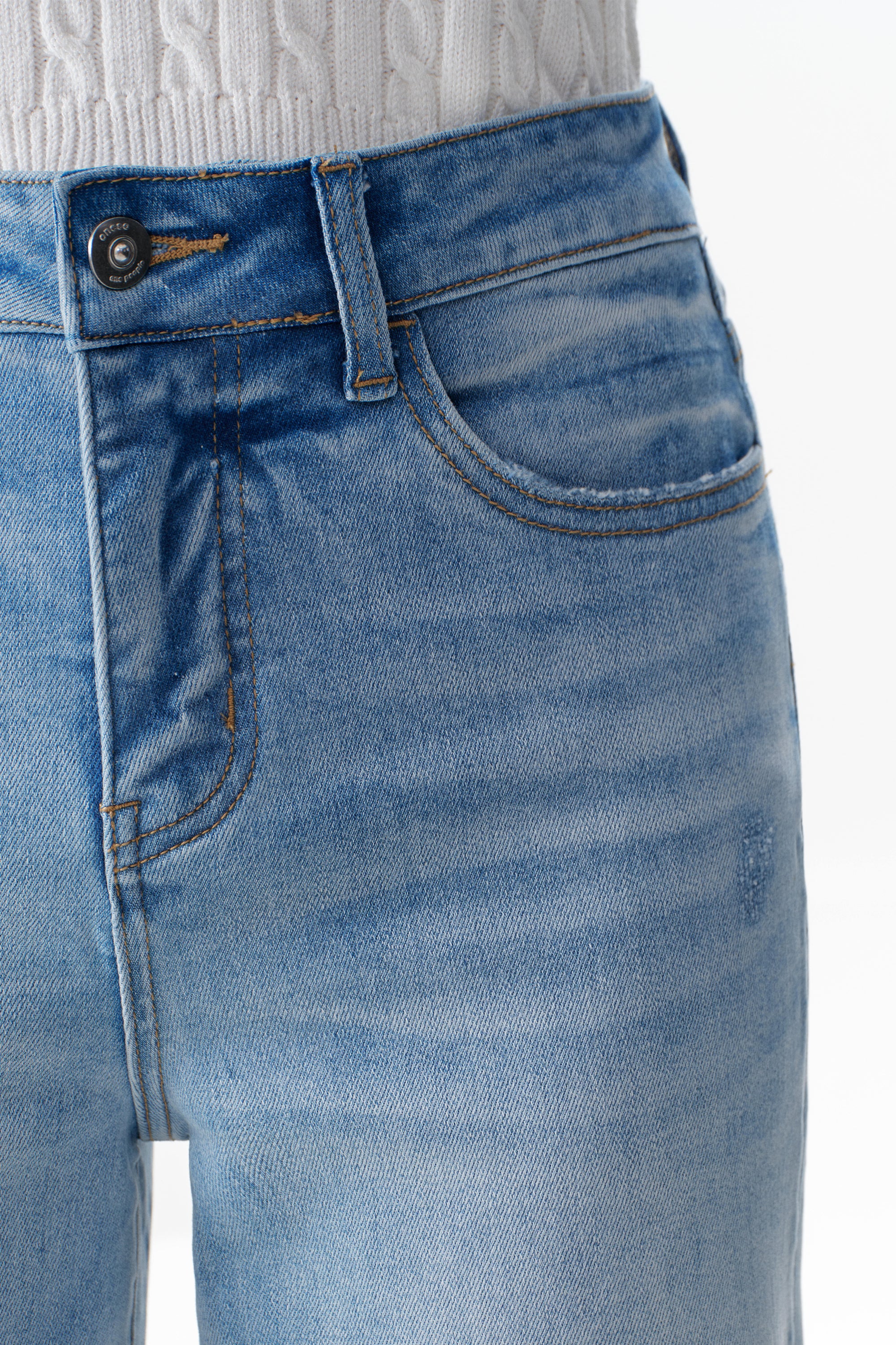Effortless High Rise Wide Leg Jeans