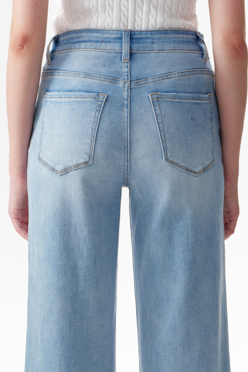 Effortless High Rise Wide Leg Jeans