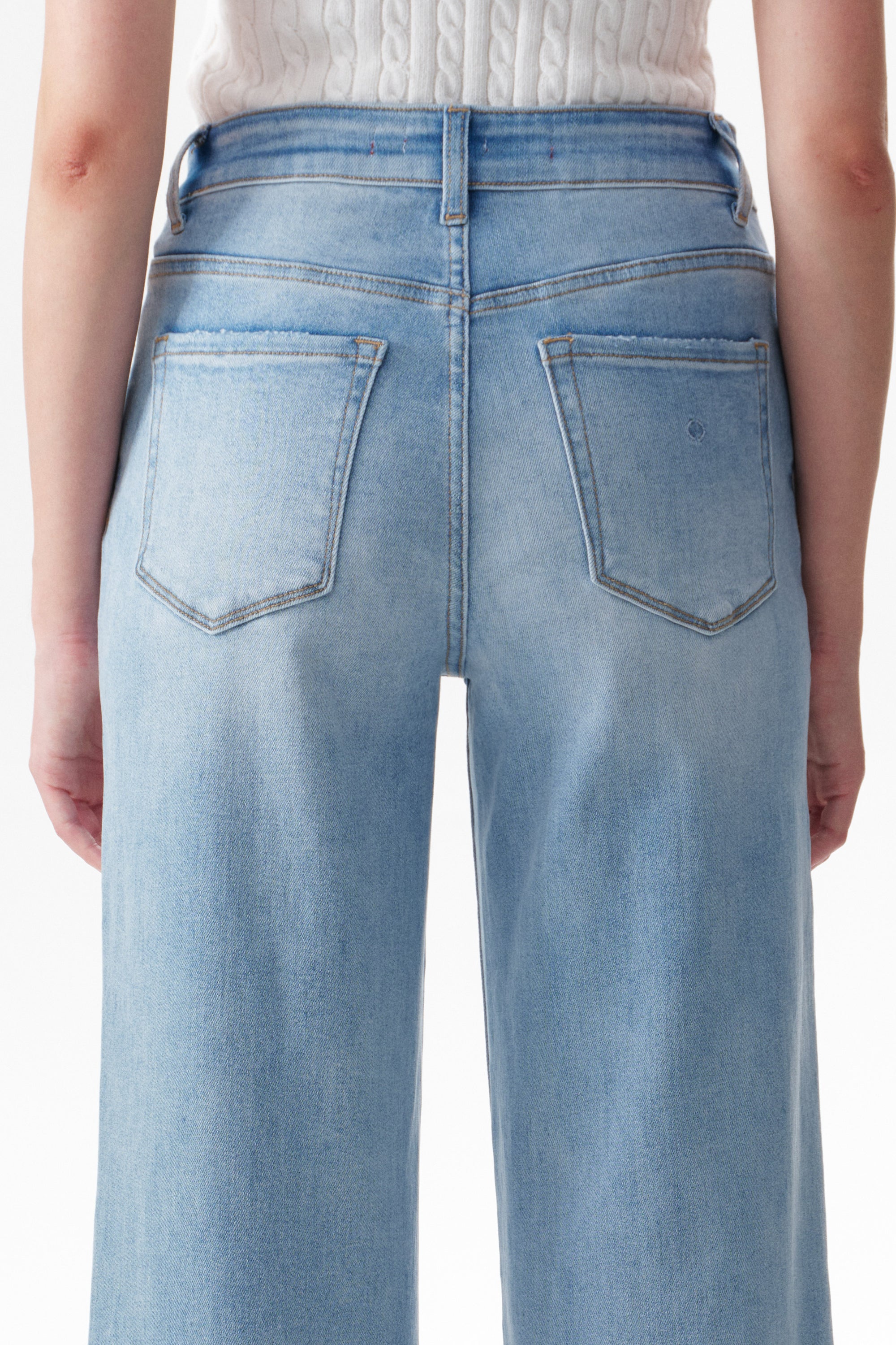 Effortless High Rise Wide Leg Jeans