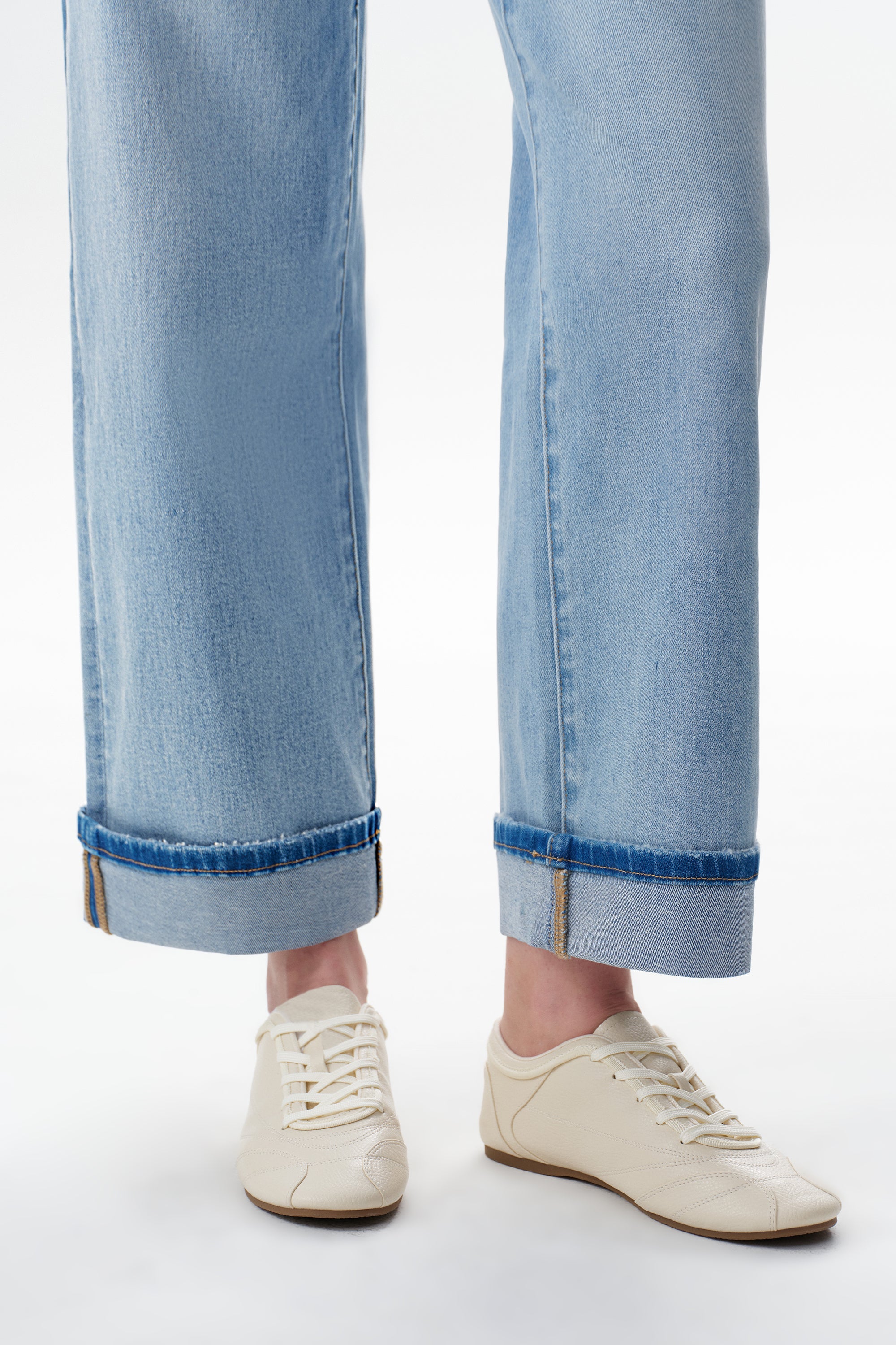 Effortless High Rise Wide Leg Jeans