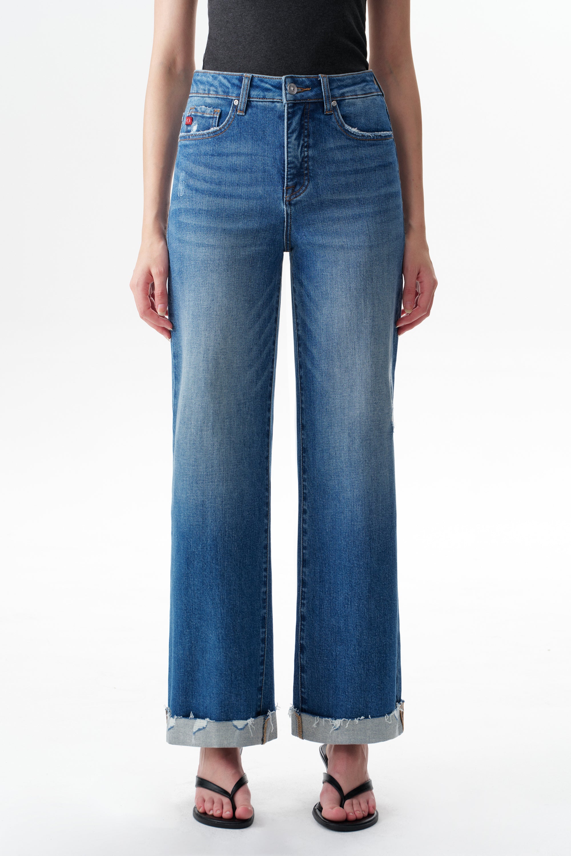 Vintage High Rise Wide Leg Jeans
