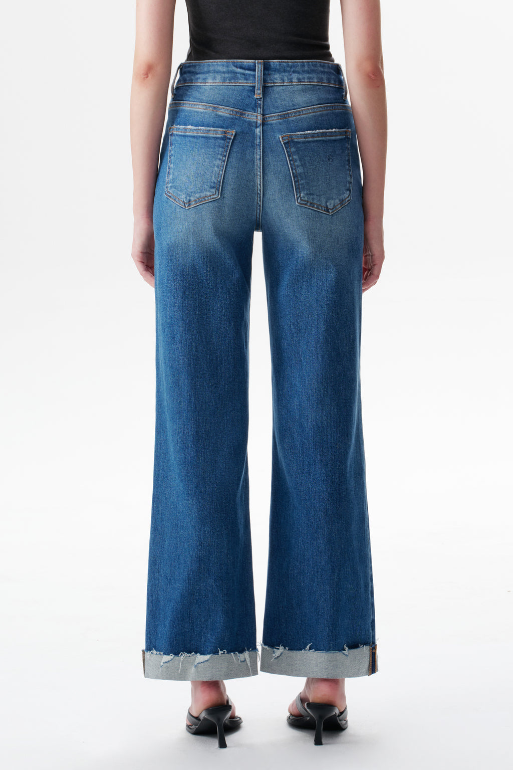 Vintage High Rise Wide Leg Jeans