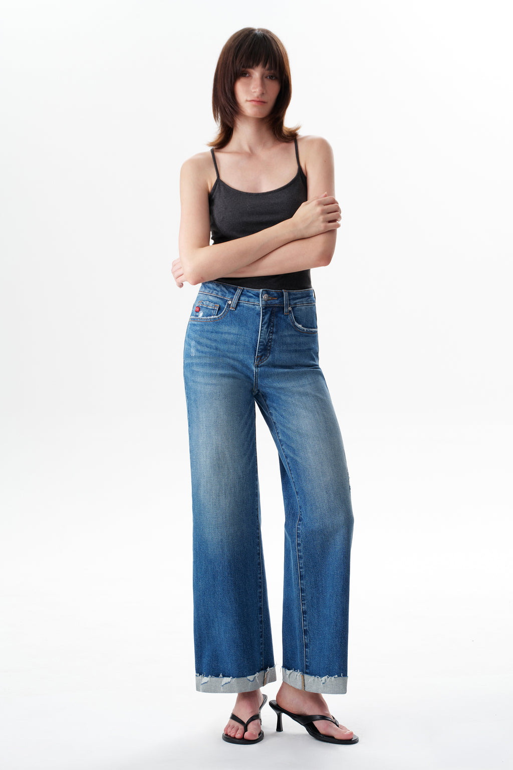 Vintage High Rise Wide Leg Jeans