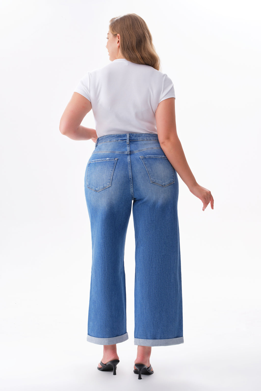 ONESO Timeless High Rise Wide Leg Jeans