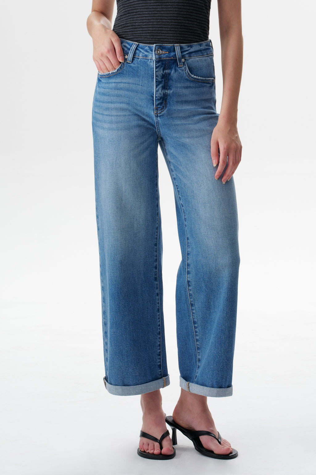 Timeless High Rise Wide Leg Jeans