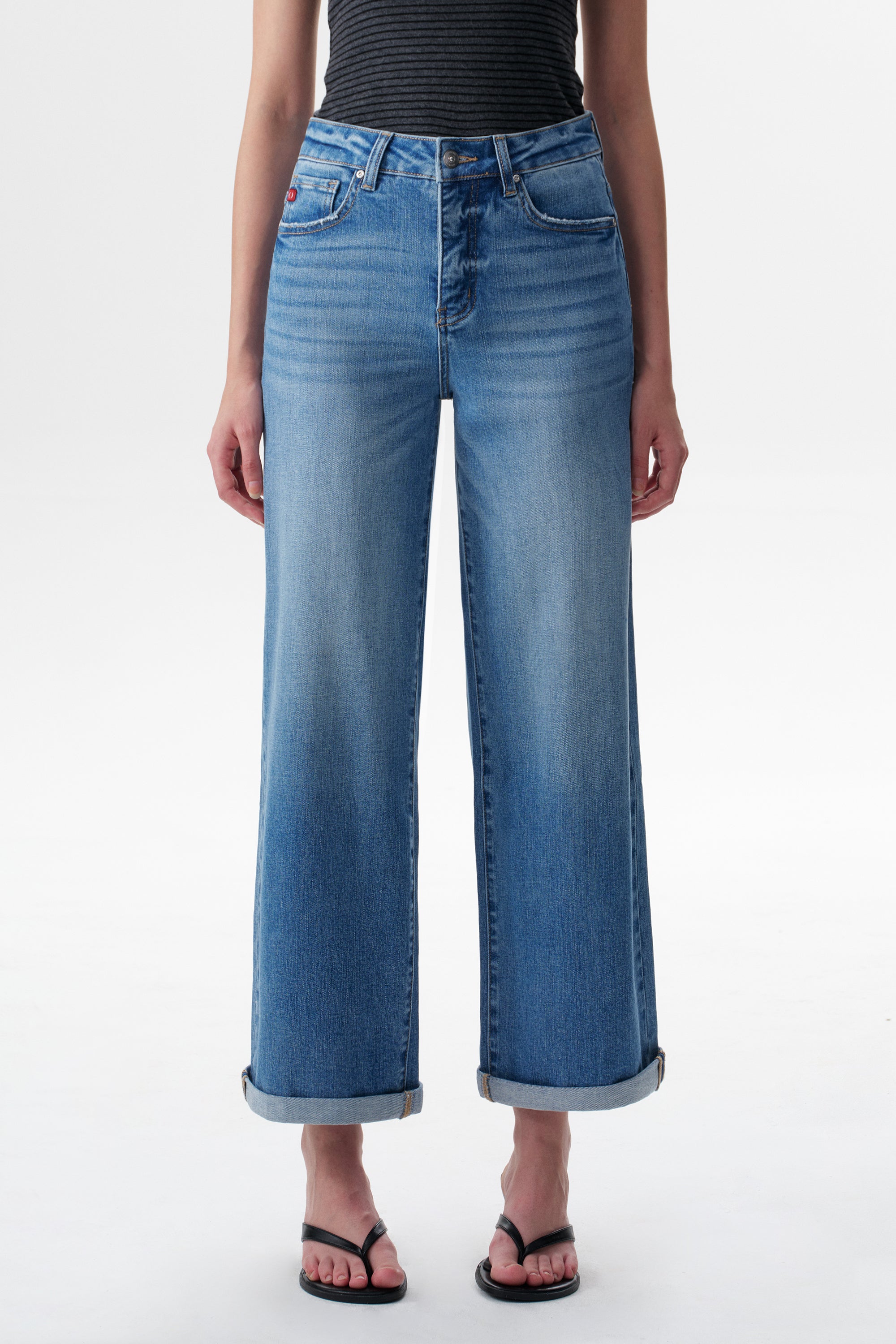 Timeless High Rise Wide Leg Jeans