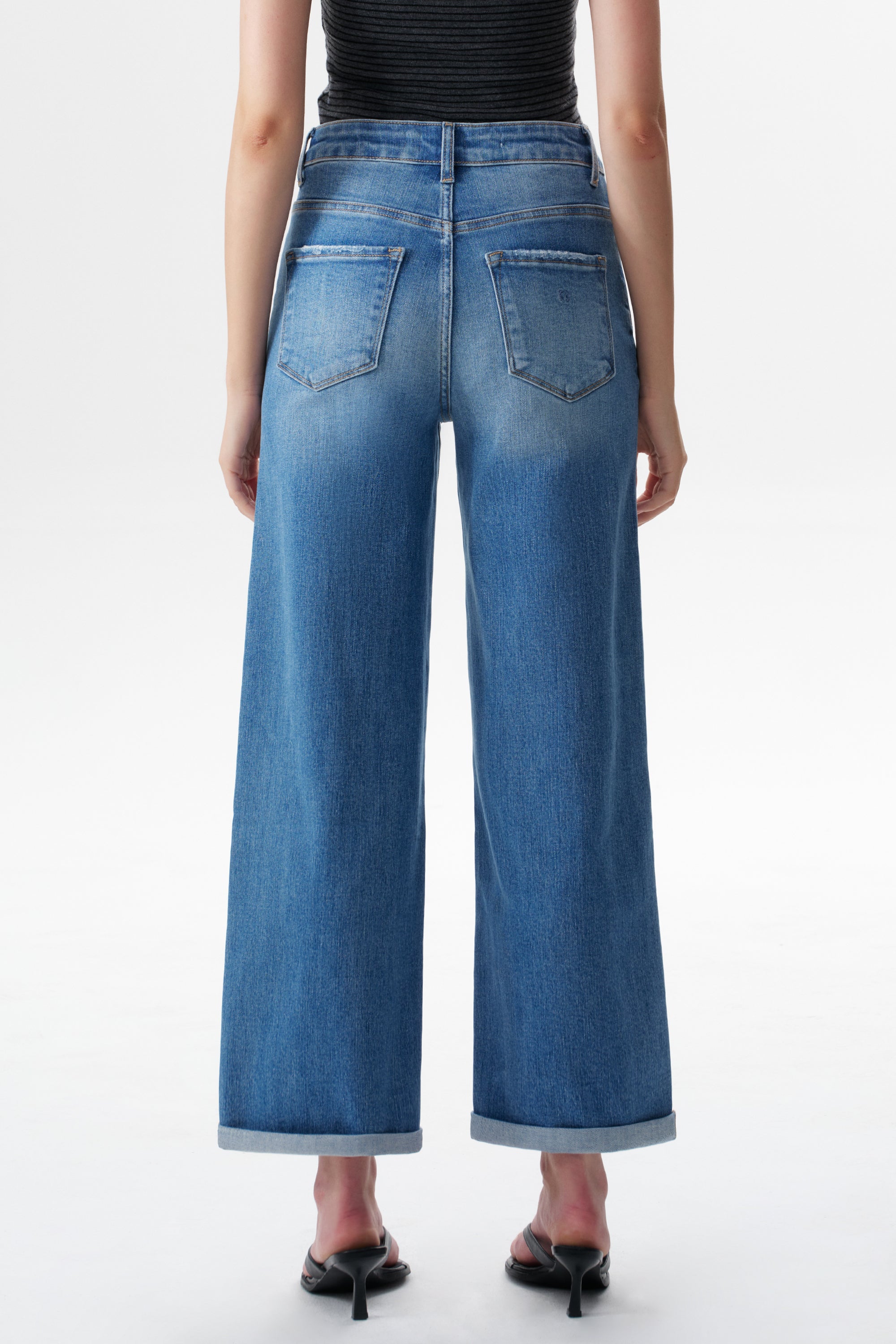 Timeless High Rise Wide Leg Jeans