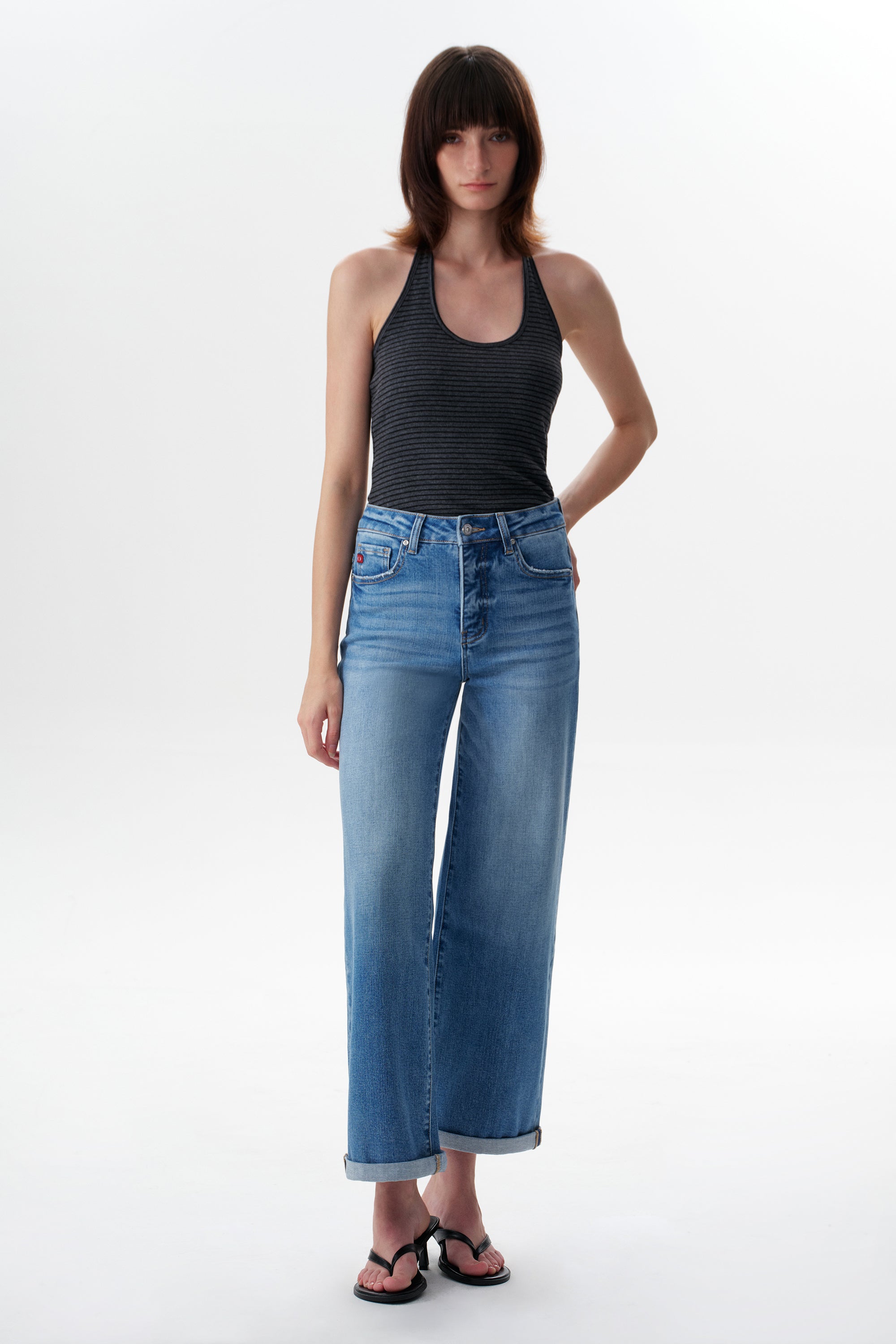 Timeless High Rise Wide Leg Jeans