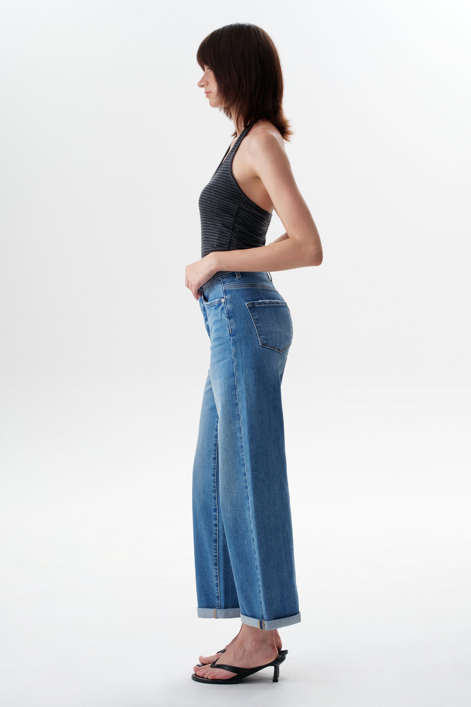 Timeless High Rise Wide Leg Jeans