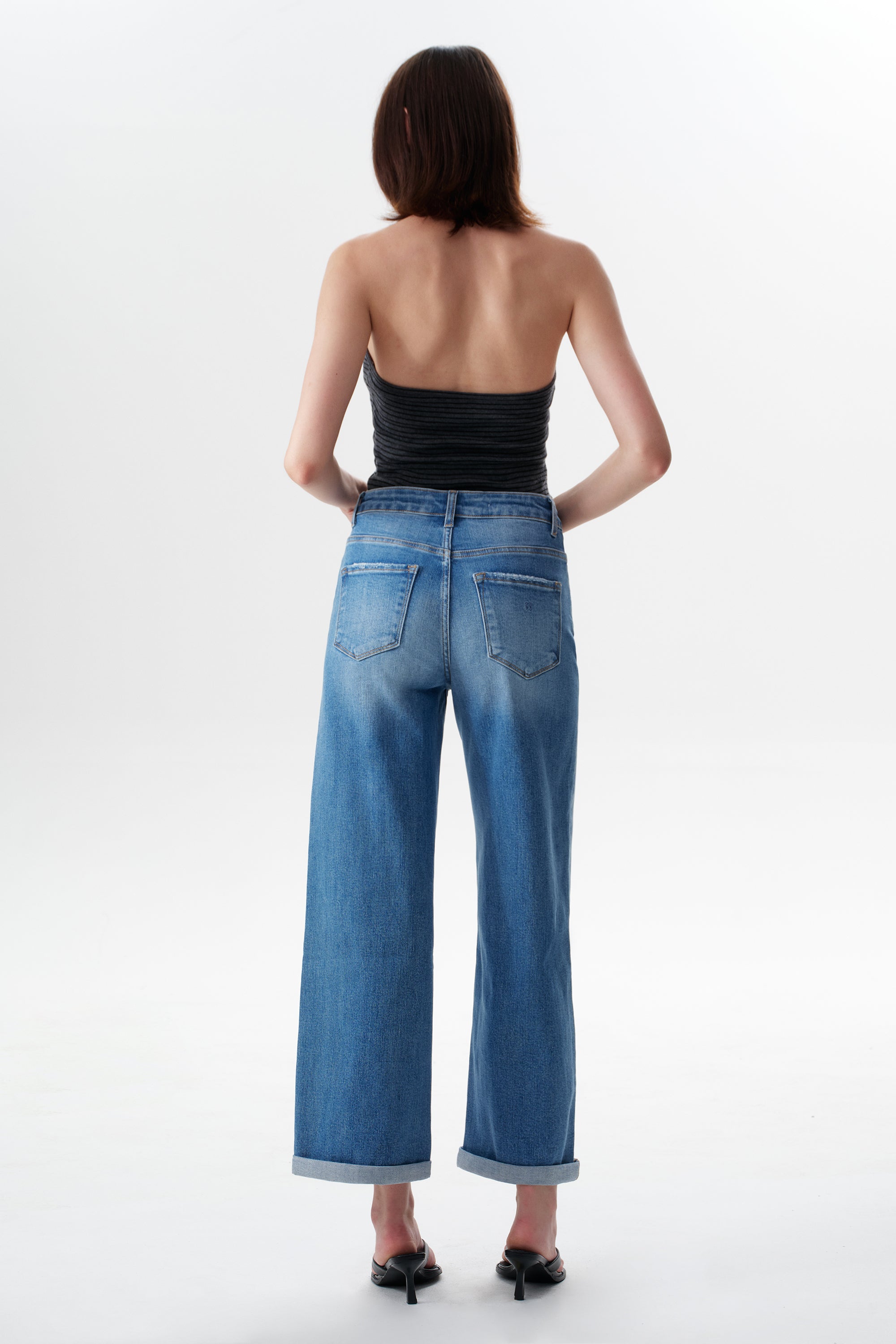 Timeless High Rise Wide Leg Jeans