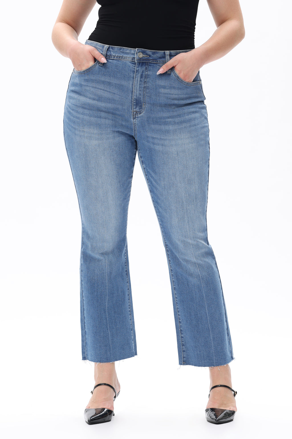 ONESO Tailored Mid Rise Bootcut Jeans