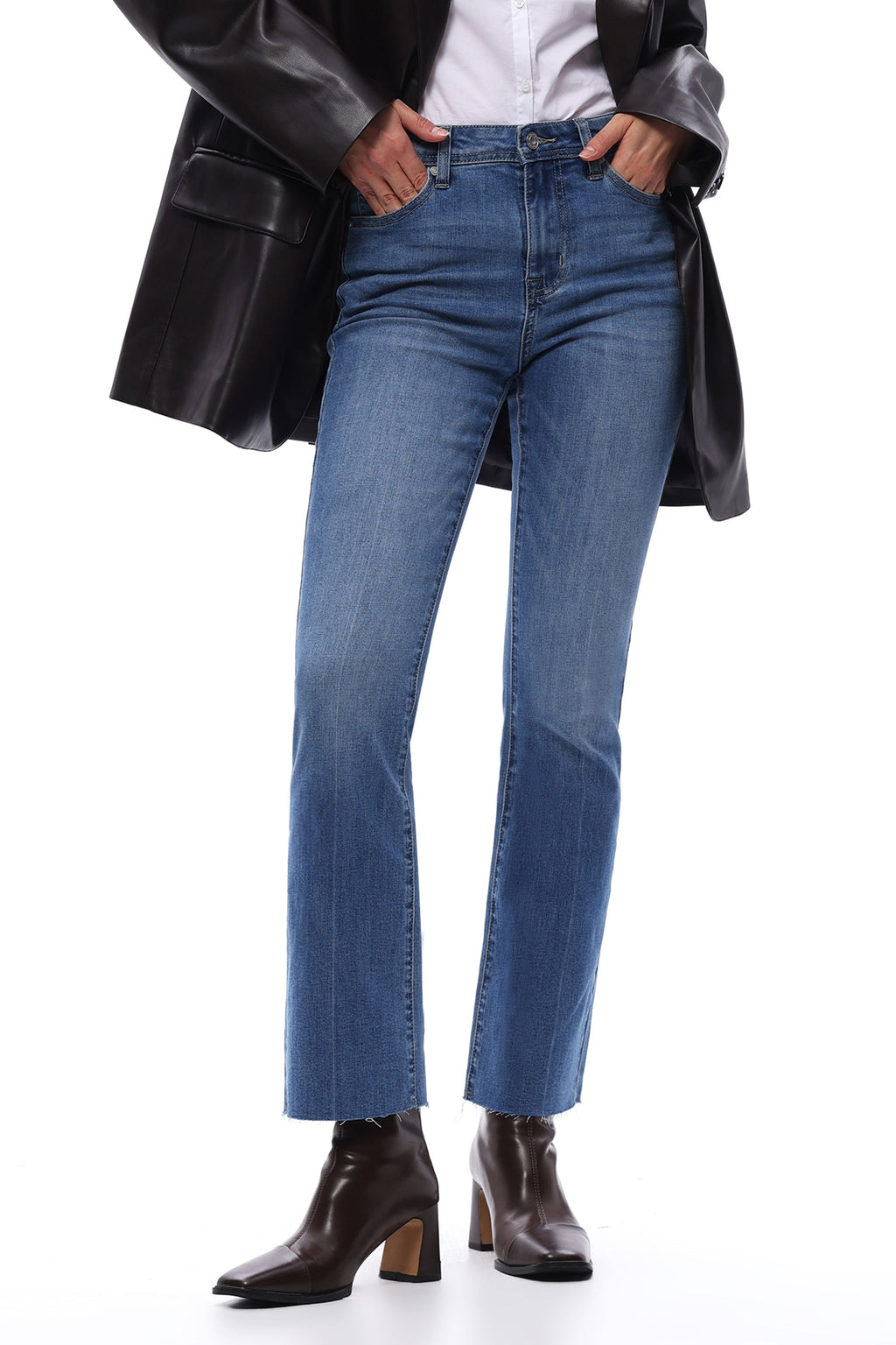 ONESO Tailored Mid Rise Bootcut Jeans