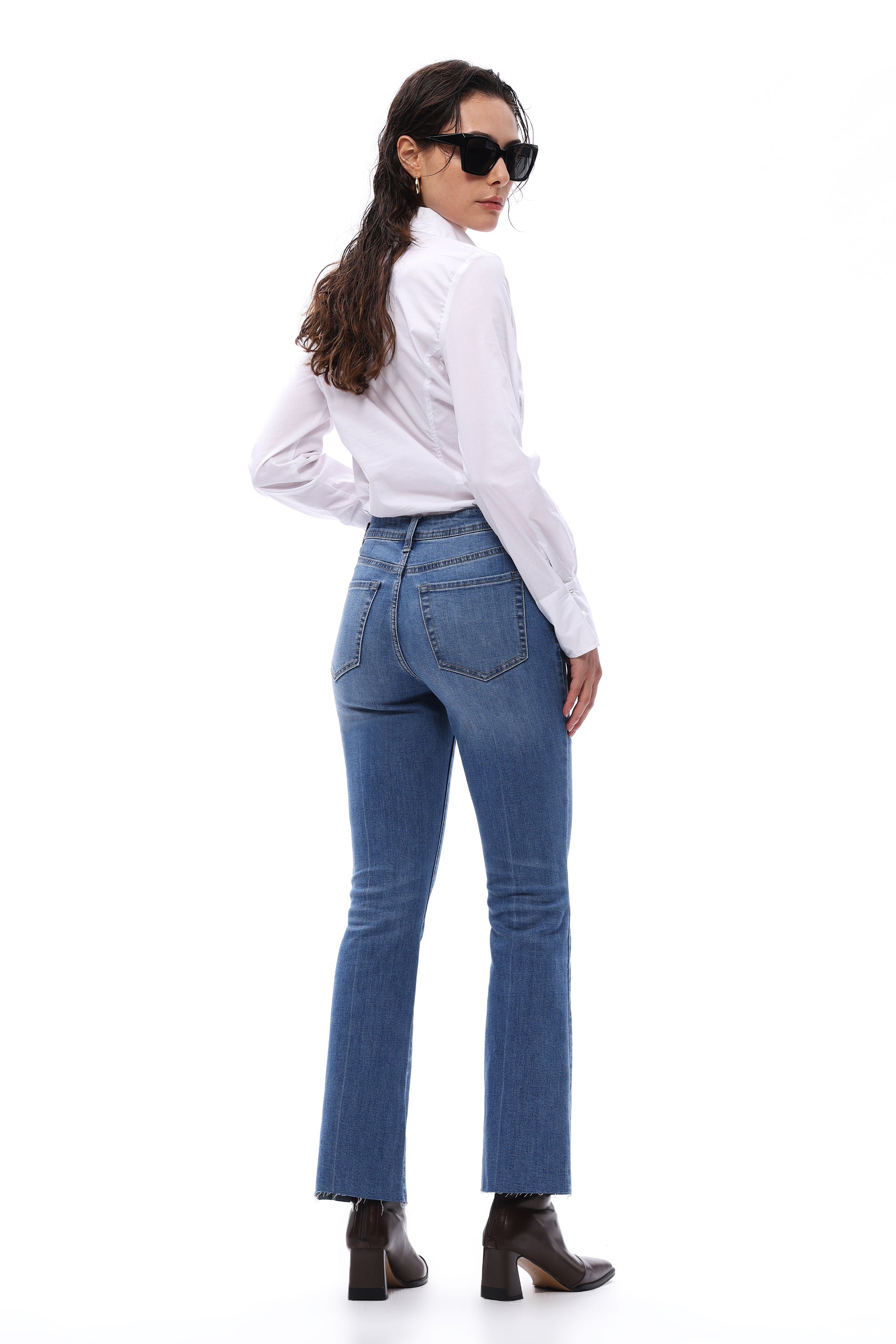 ONESO Tailored Mid Rise Bootcut Jeans