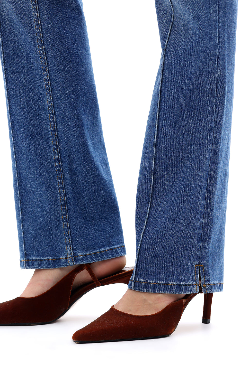 ONESO Western-Inspired Mid Rise Bootcut Jeans
