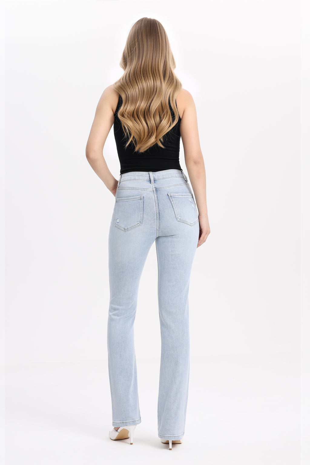 ONESO Vintage High Rise Bootcut Jeans