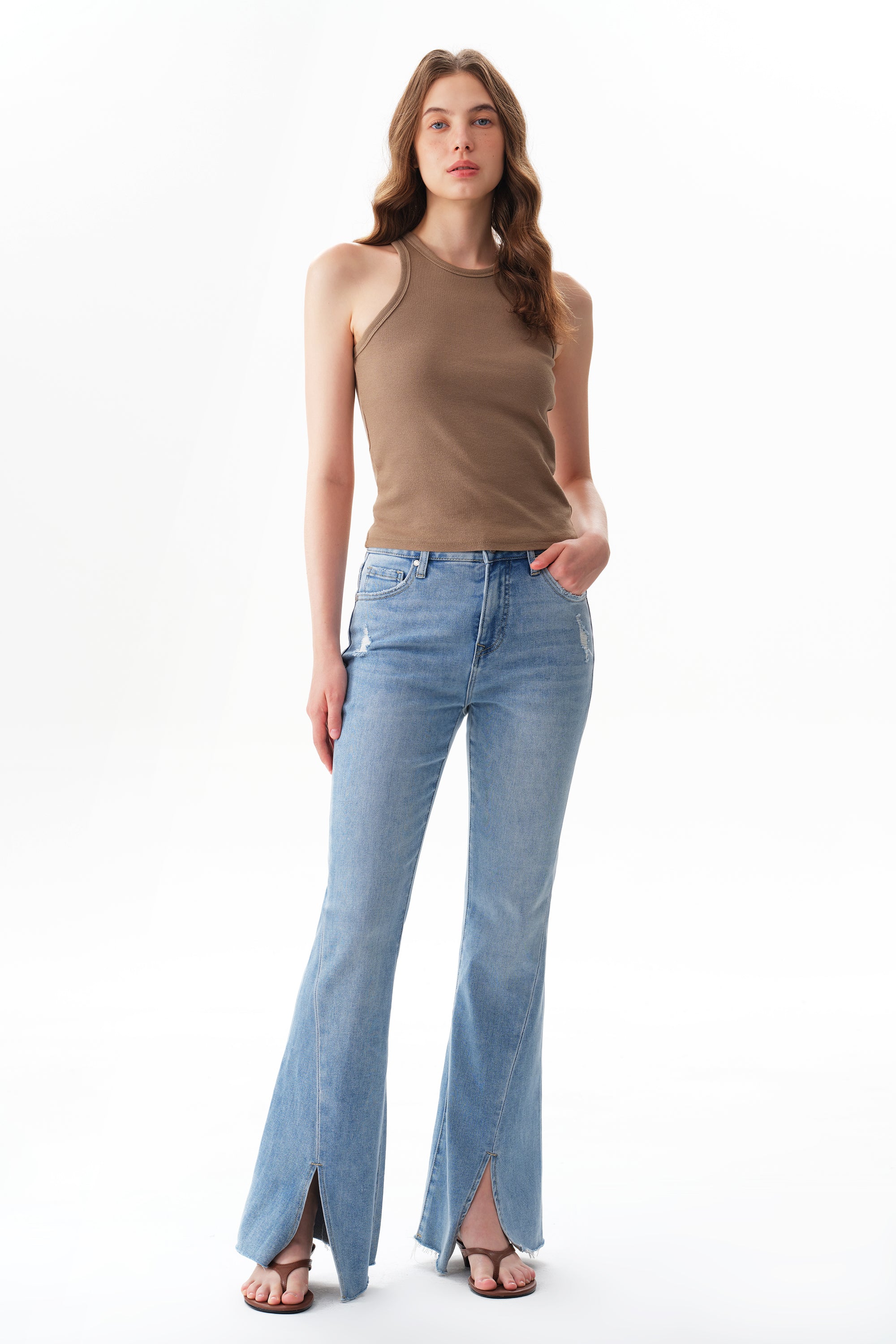 ONESO Modern Retro High Rise Flare Jeans