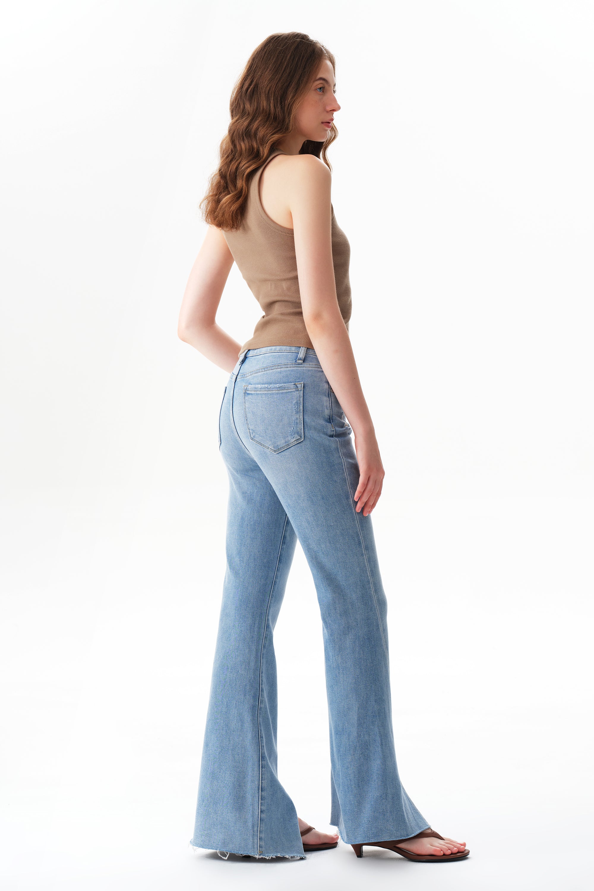 ONESO Modern Retro High Rise Flare Jeans