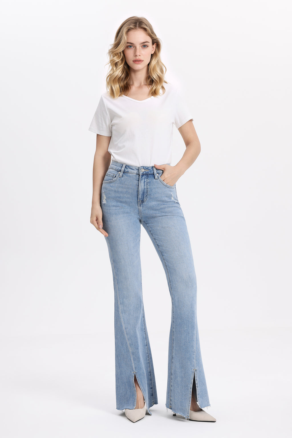 ONESO Modern Retro High Rise Flare Jeans