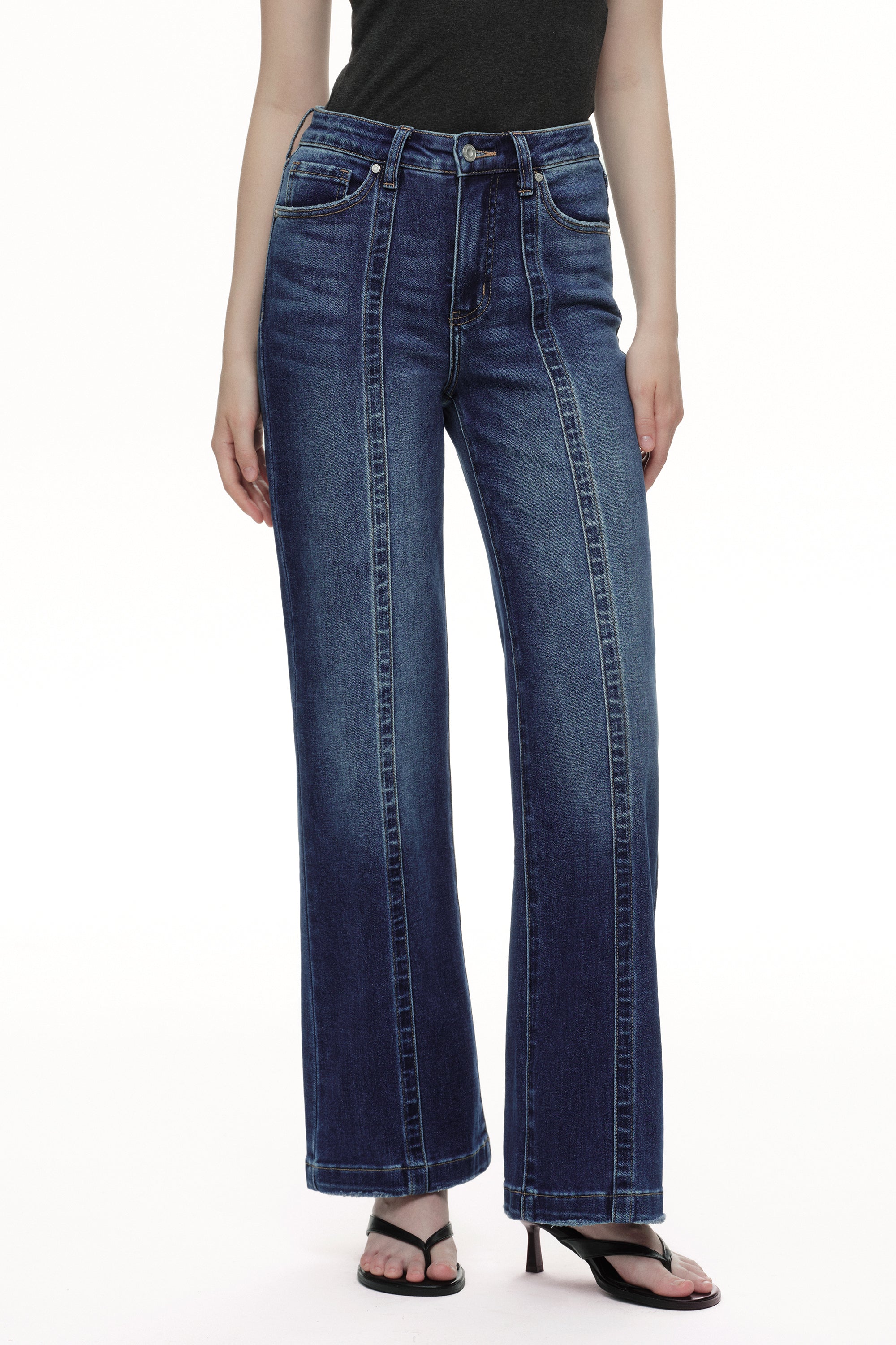 ONESO Elevated High Rise Flare Jeans