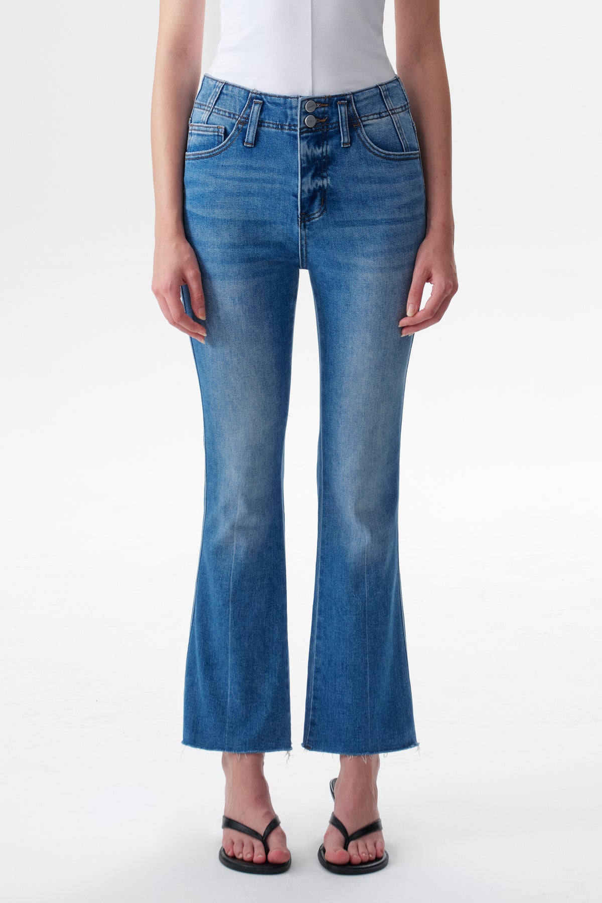 ONESO Chic High Rise Bootcut Jeans