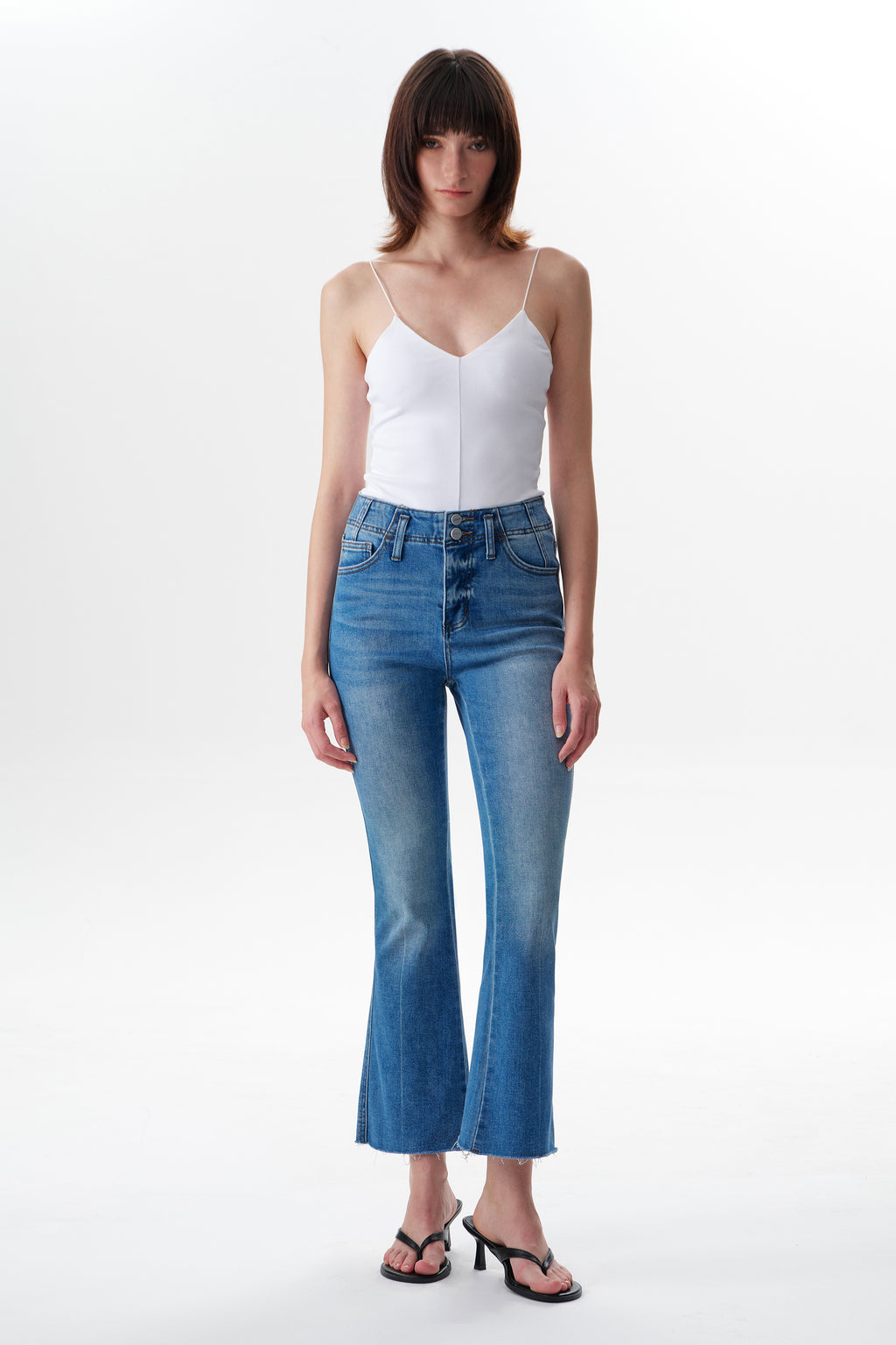 ONESO Chic High Rise Bootcut Jeans