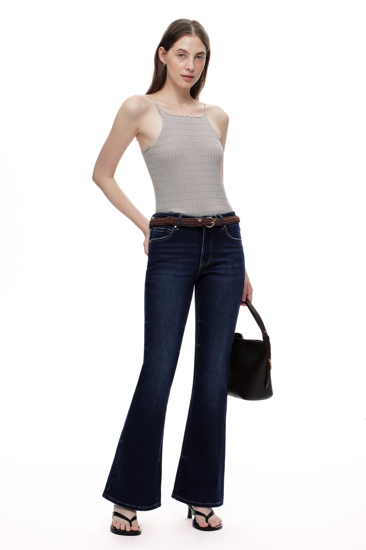 ONESO Timeless Mid Rise Flare Jeans