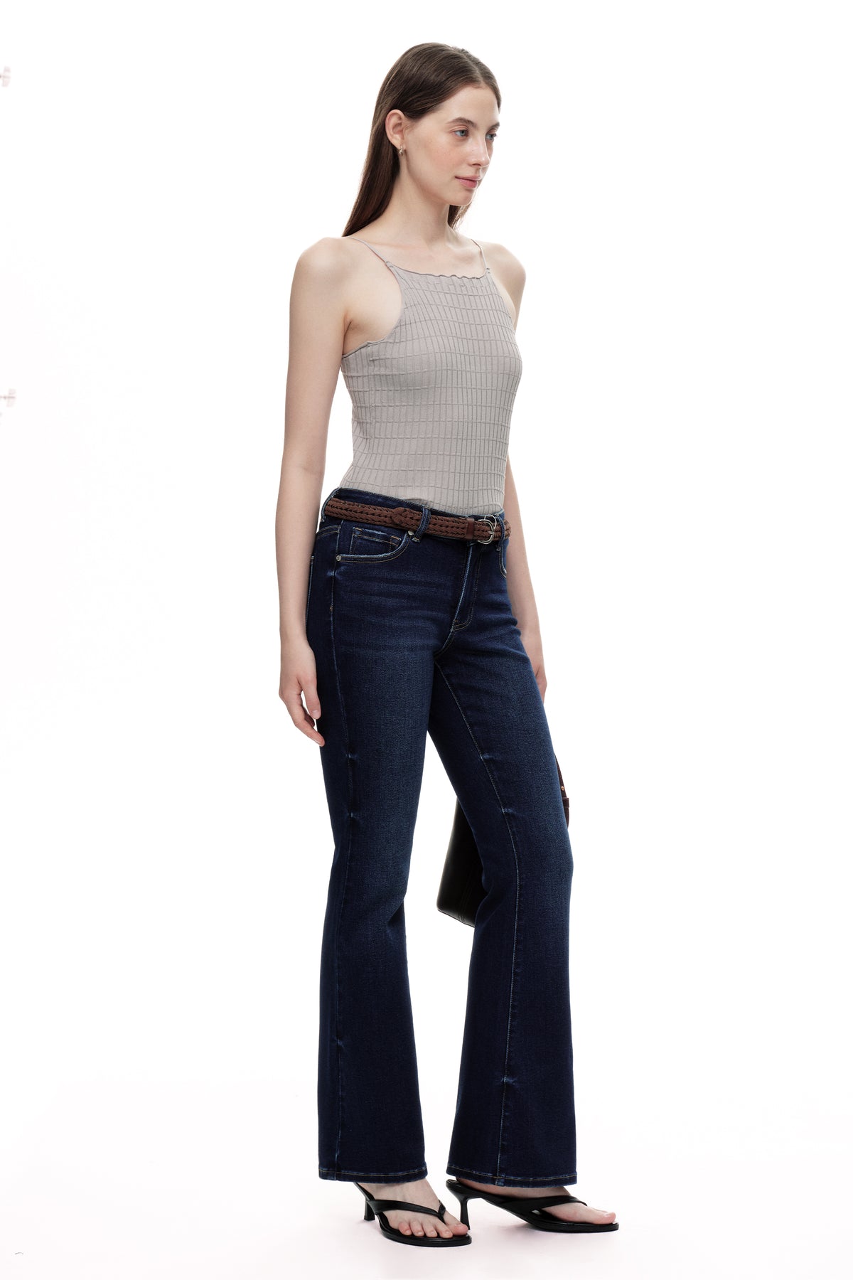 ONESO Timeless Mid Rise Flare Jeans