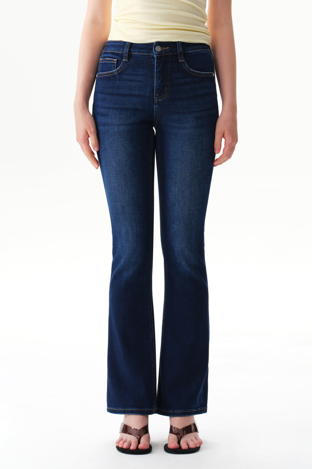 ONESO Sleek Mid Rise Bootcut Jeans