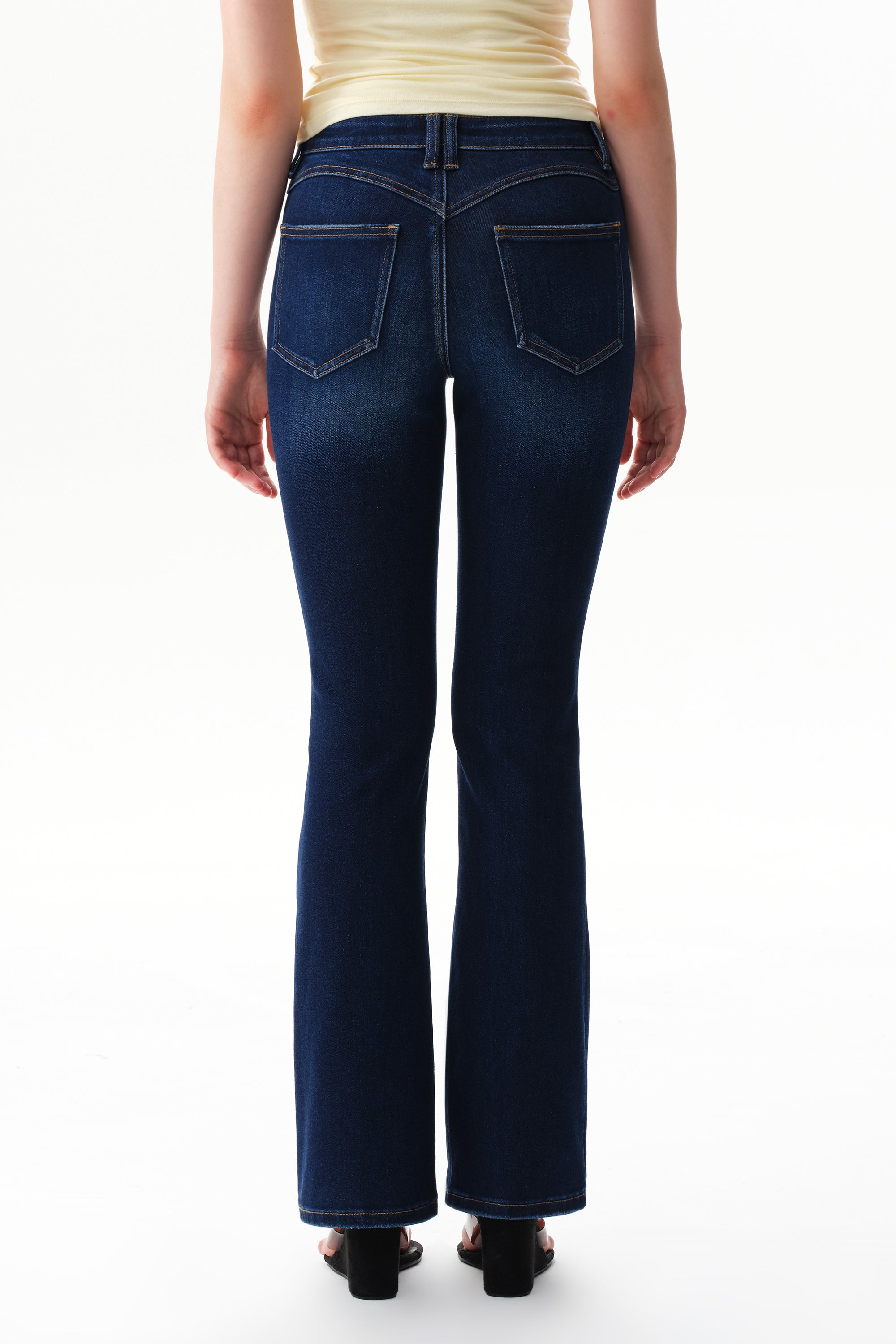 ONESO Sleek Mid Rise Bootcut Jeans