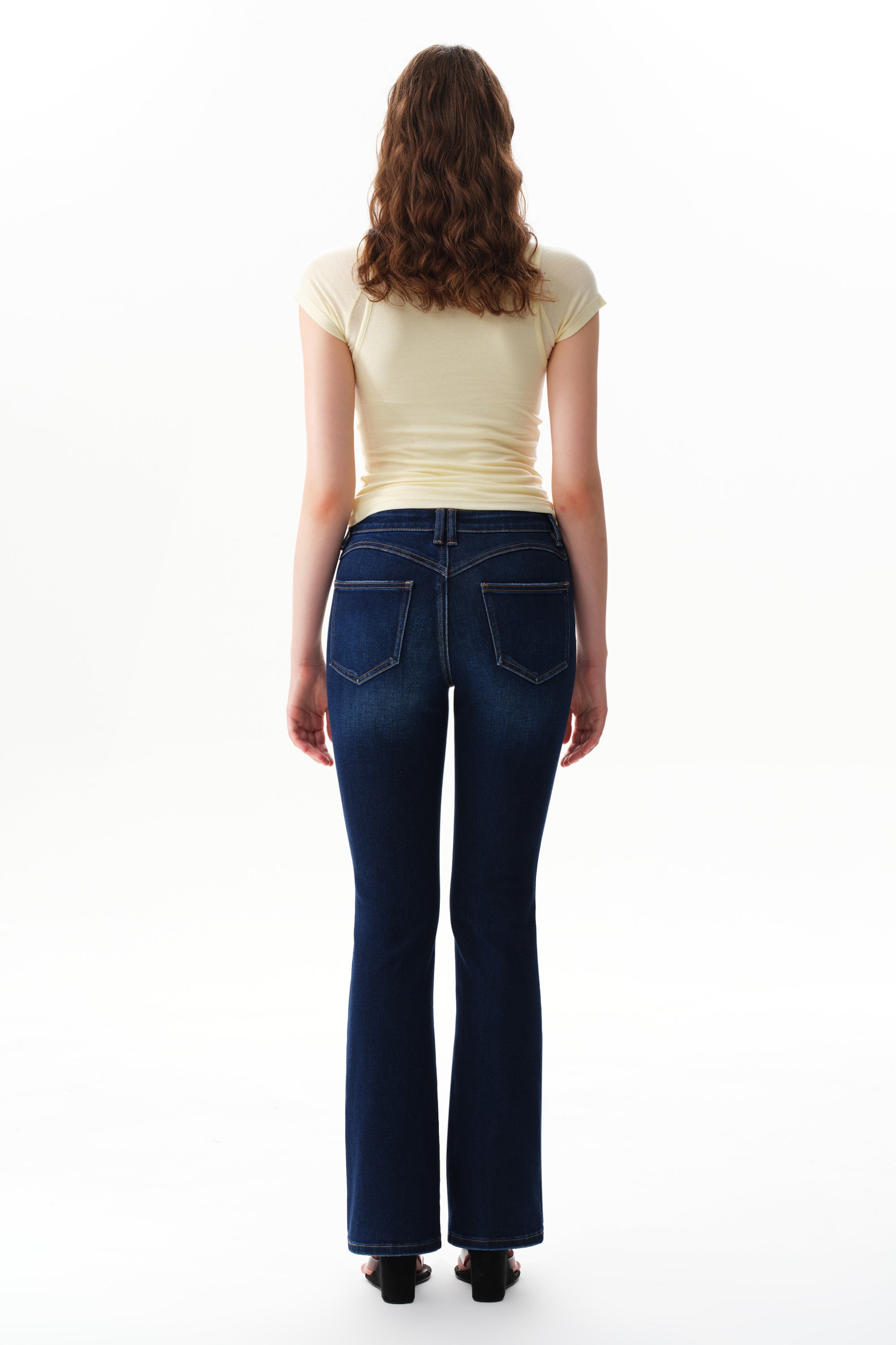 ONESO Sleek Mid Rise Bootcut Jeans