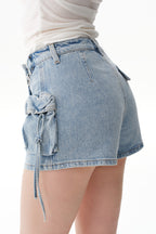 ONESO Edgy High Rise Skort Jeans