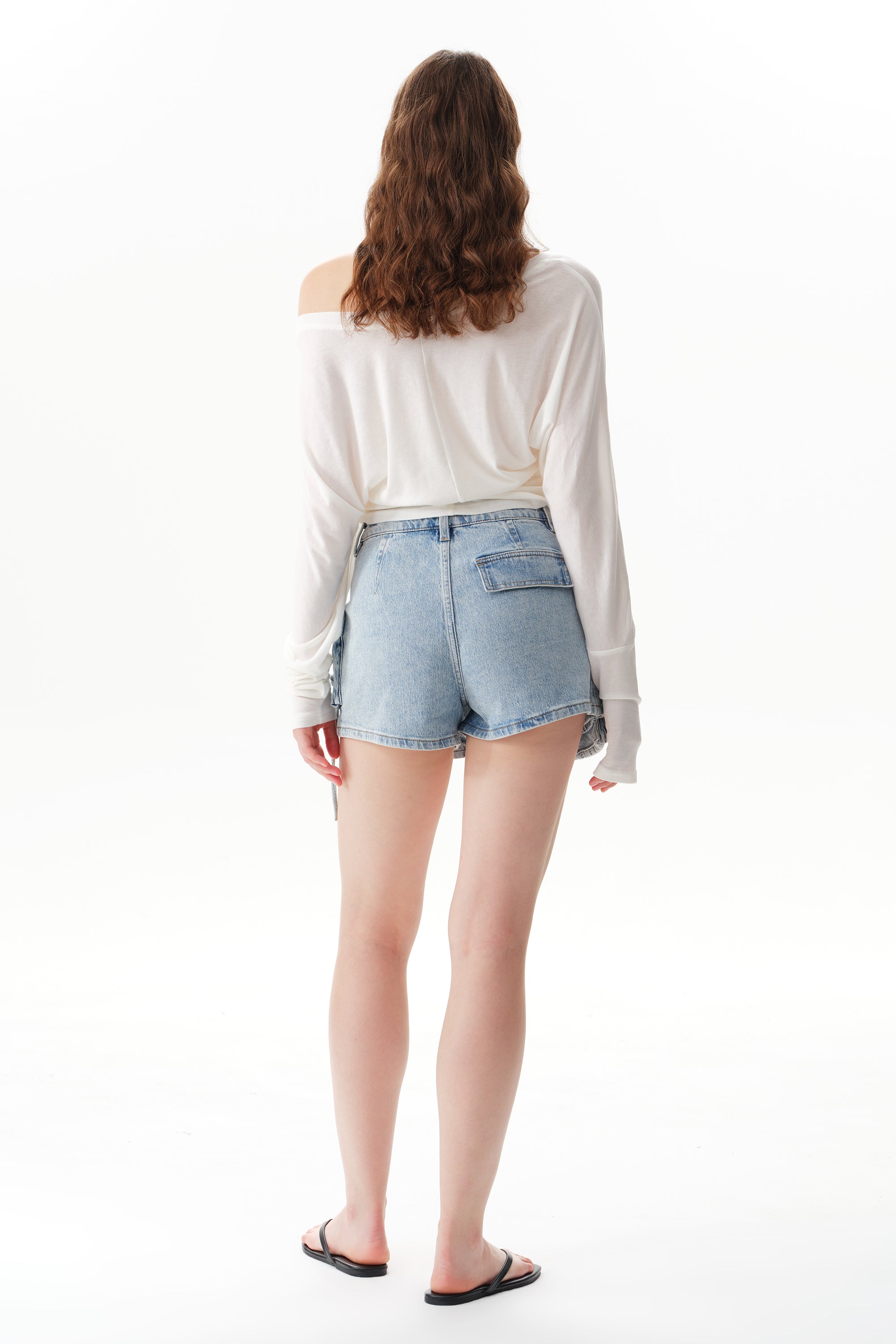 ONESO Edgy High Rise Skort Jeans