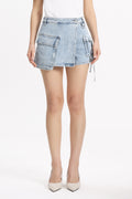 ONESO Edgy High Rise Skort Jeans