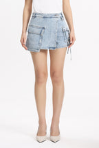 ONESO Edgy High Rise Skort Jeans