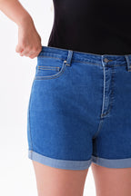 ONESO Effortless High Rise Denim Shorts