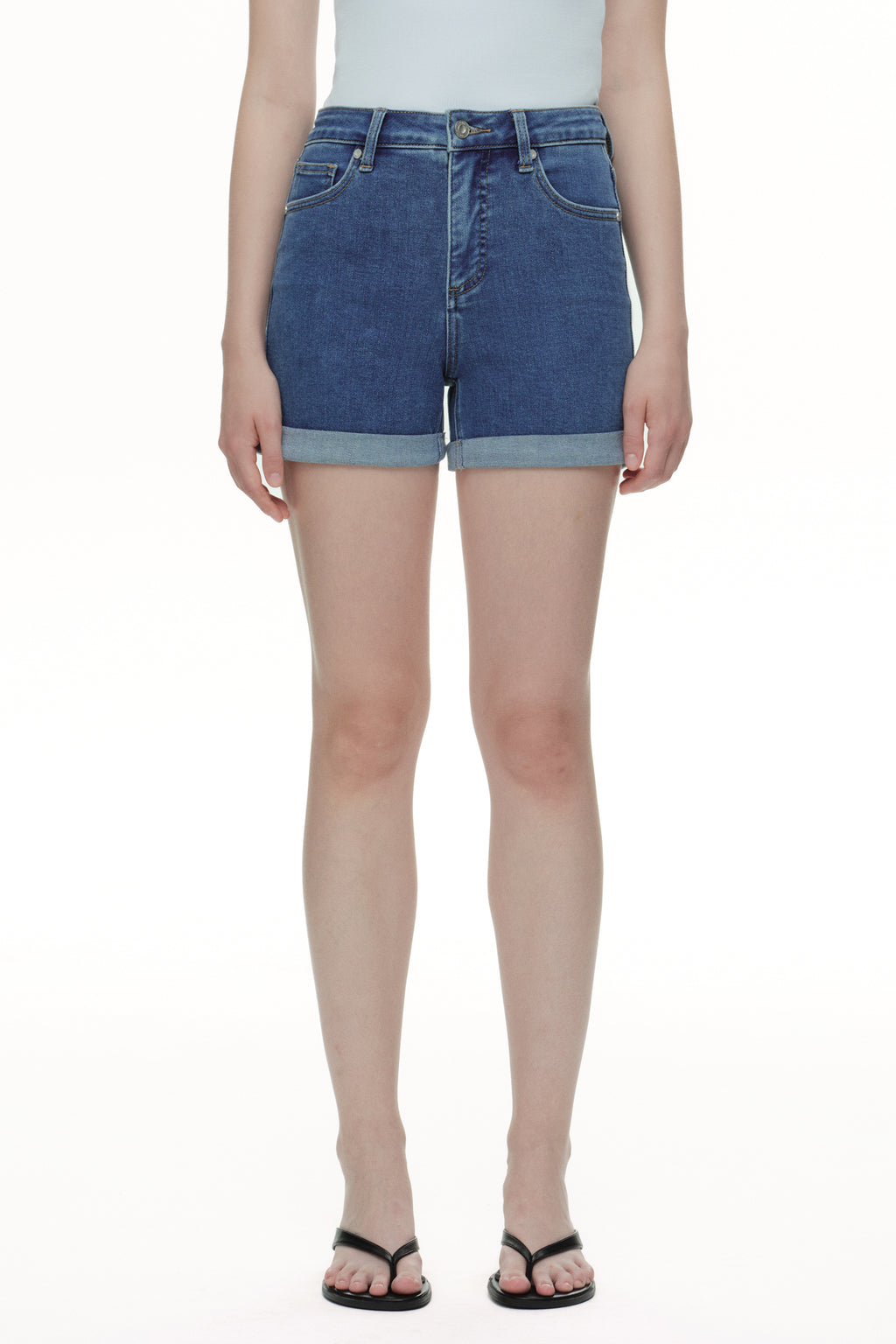 ONESO Effortless High Rise Denim Shorts