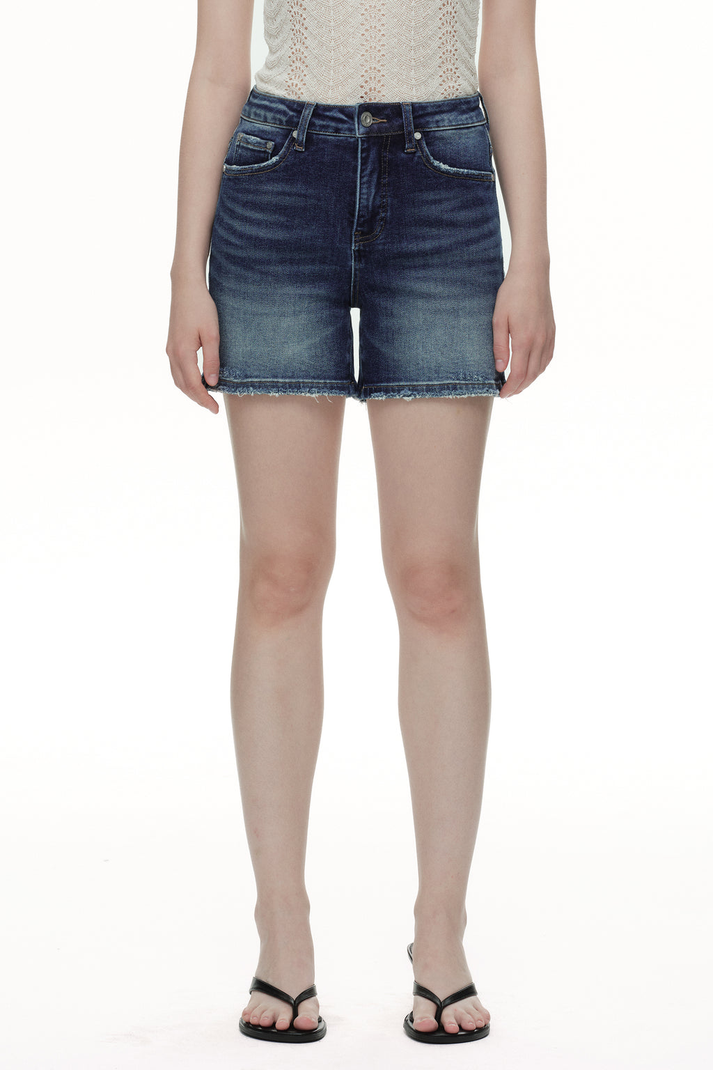 ONESO Modern High Rise Denim Shorts