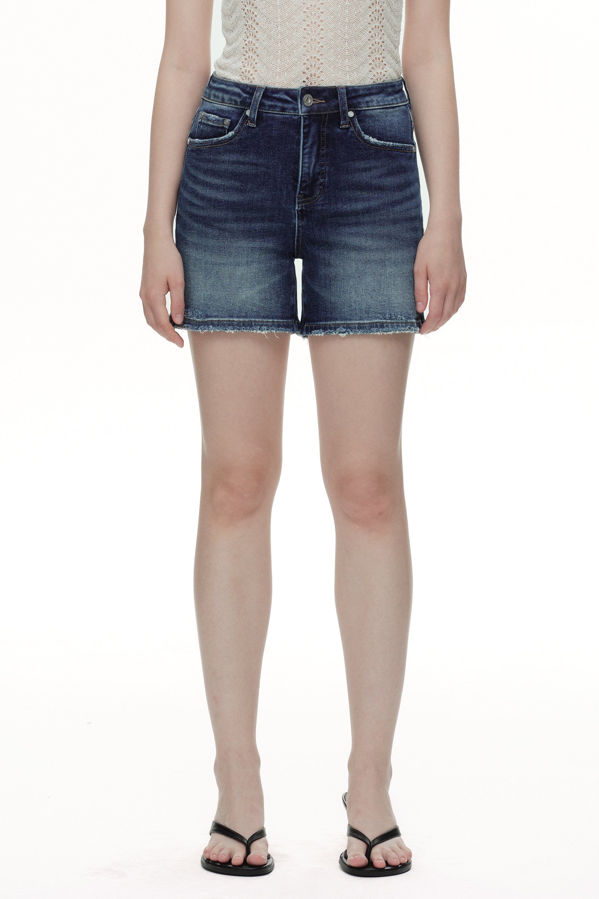 ONESO Modern High Rise Denim Shorts