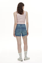 ONESO Casual Chic High Rise Denim Shorts