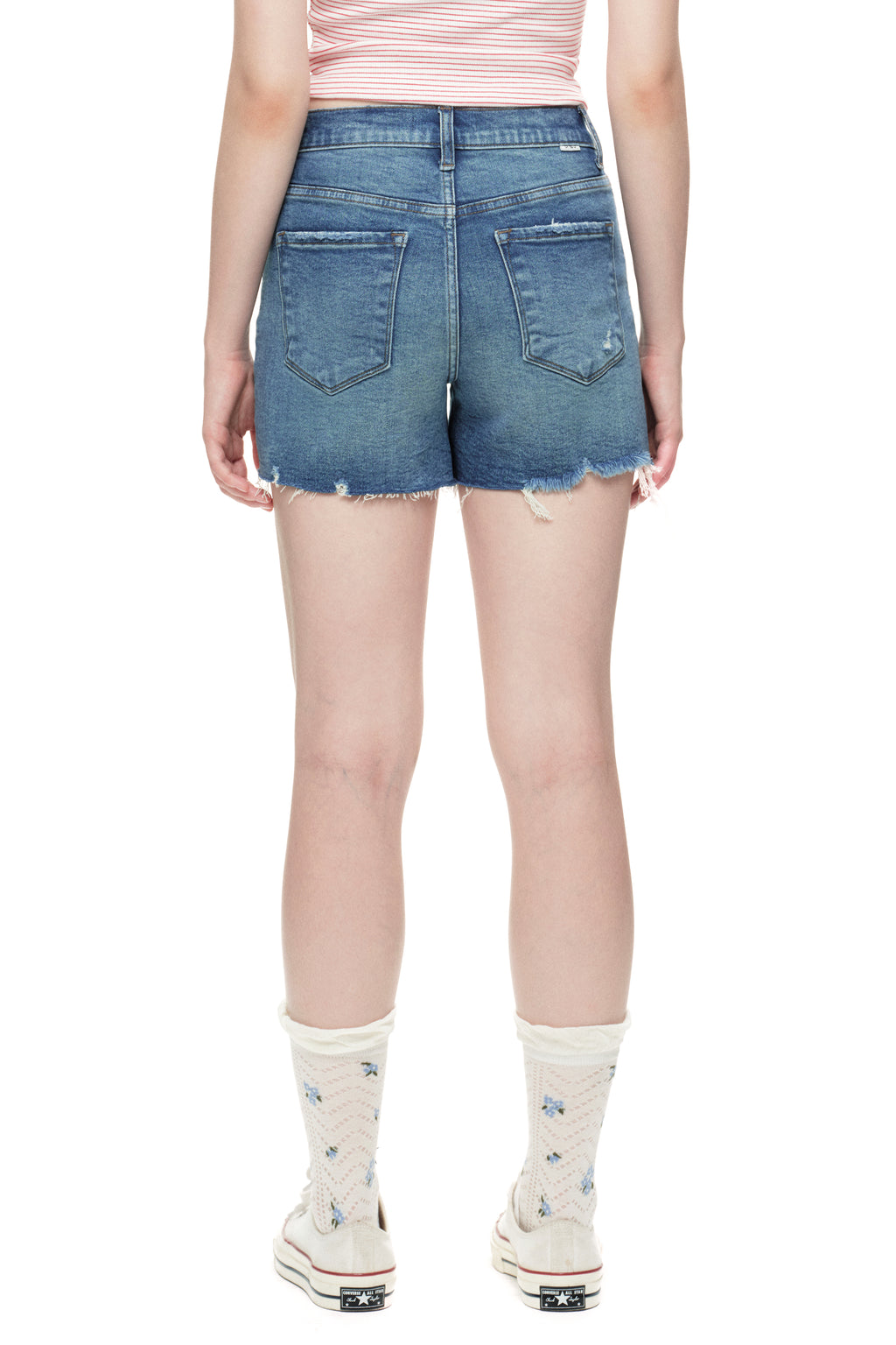 ONESO Casual Chic High Rise Denim Shorts