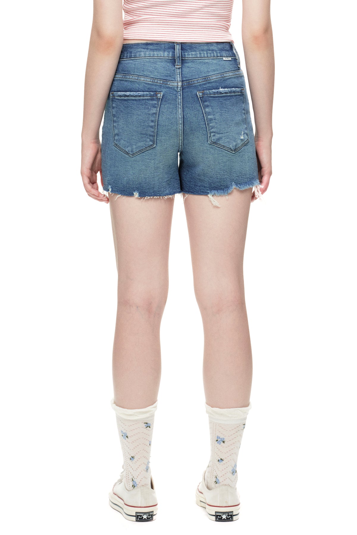 ONESO Casual Chic High Rise Denim Shorts