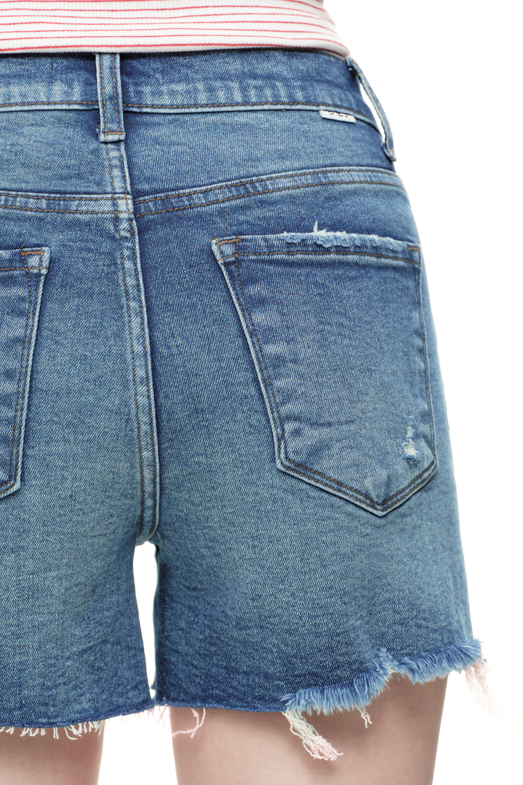 ONESO Casual Chic High Rise Denim Shorts