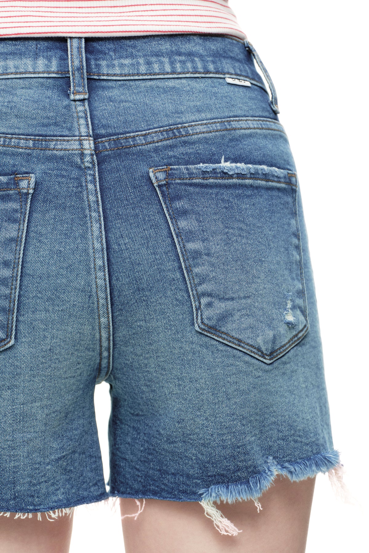 ONESO Casual Chic High Rise Denim Shorts