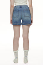 ONESO Modern Utility High Rise Denim Shorts