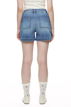 ONESO Modern Utility High Rise Denim Shorts
