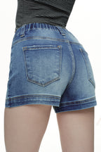 ONESO Modern Utility High Rise Denim Shorts