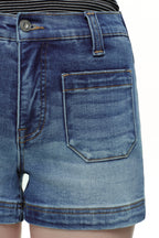 ONESO Modern Utility High Rise Denim Shorts