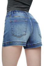 ONESO Modern Utility High Rise Denim Shorts