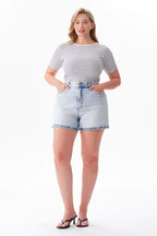 ONESO Casual High Rise Shorts Jeans